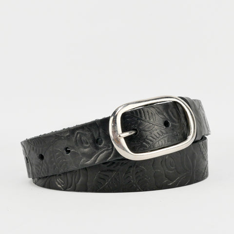 1 1/4" Tooled Black