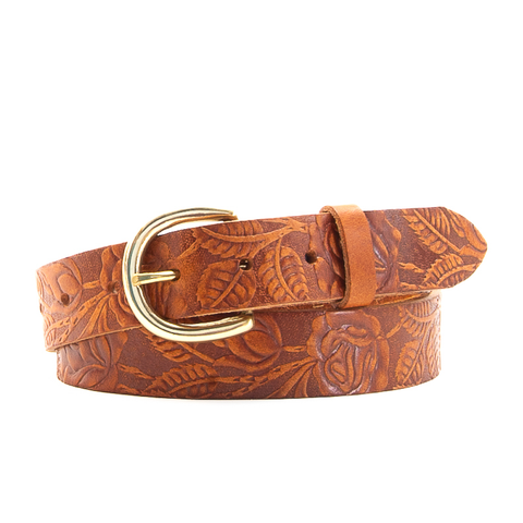 1 1/4" Tooled Tan