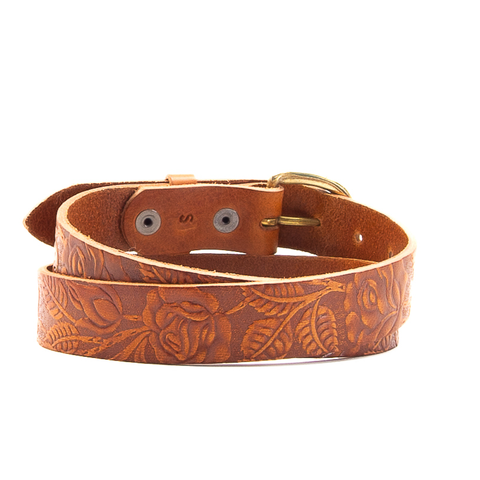 1 1/4" Tooled Tan