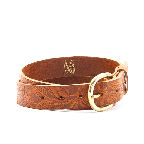 1 1/4" Tooled Tan