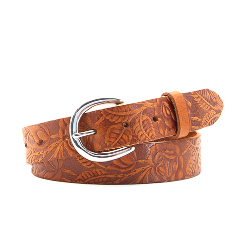 1 1/4" Tooled Tan