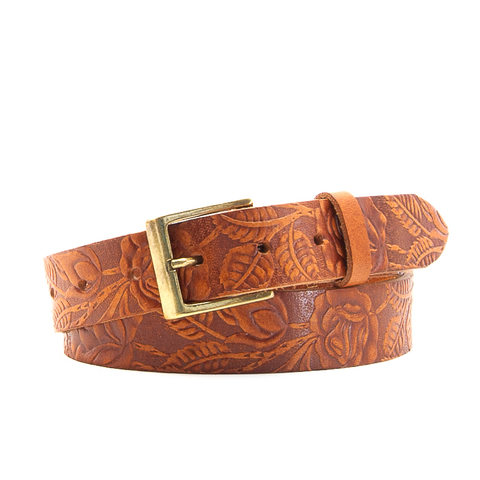 1 1/4" Tooled Tan