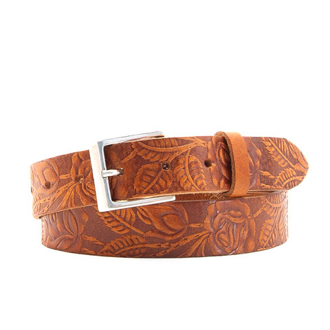 1 1/4" Tooled Tan