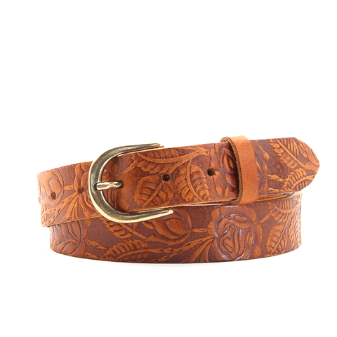 1 1/4" Tooled Tan