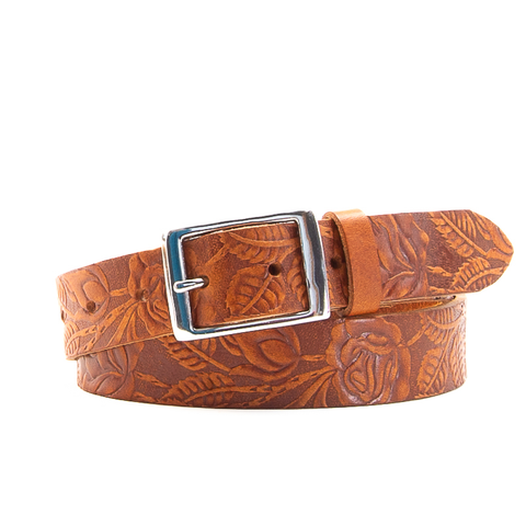 1 1/4" Tooled Tan
