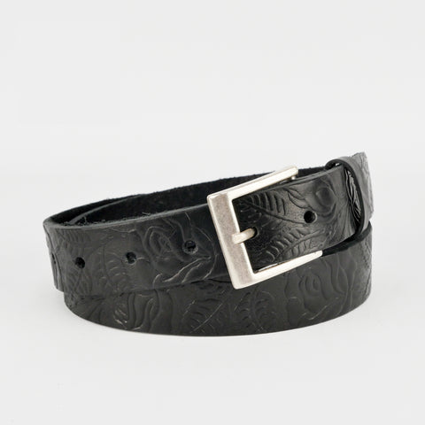 1 1/4" Tooled Black
