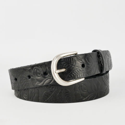 1 1/4" Tooled Black