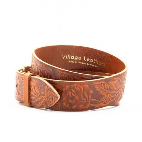 1 3/4" Tooled Tan