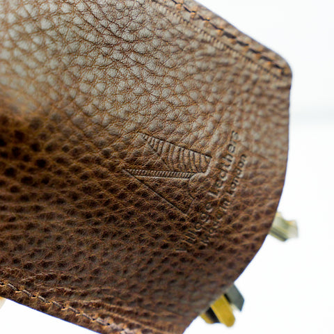 Brown Leather Bell Key Holder