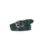 1 1/4" Classic Green Leather Belt. A great everyday wardrobe staple.