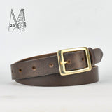 1" Classic Brown Leather Belt