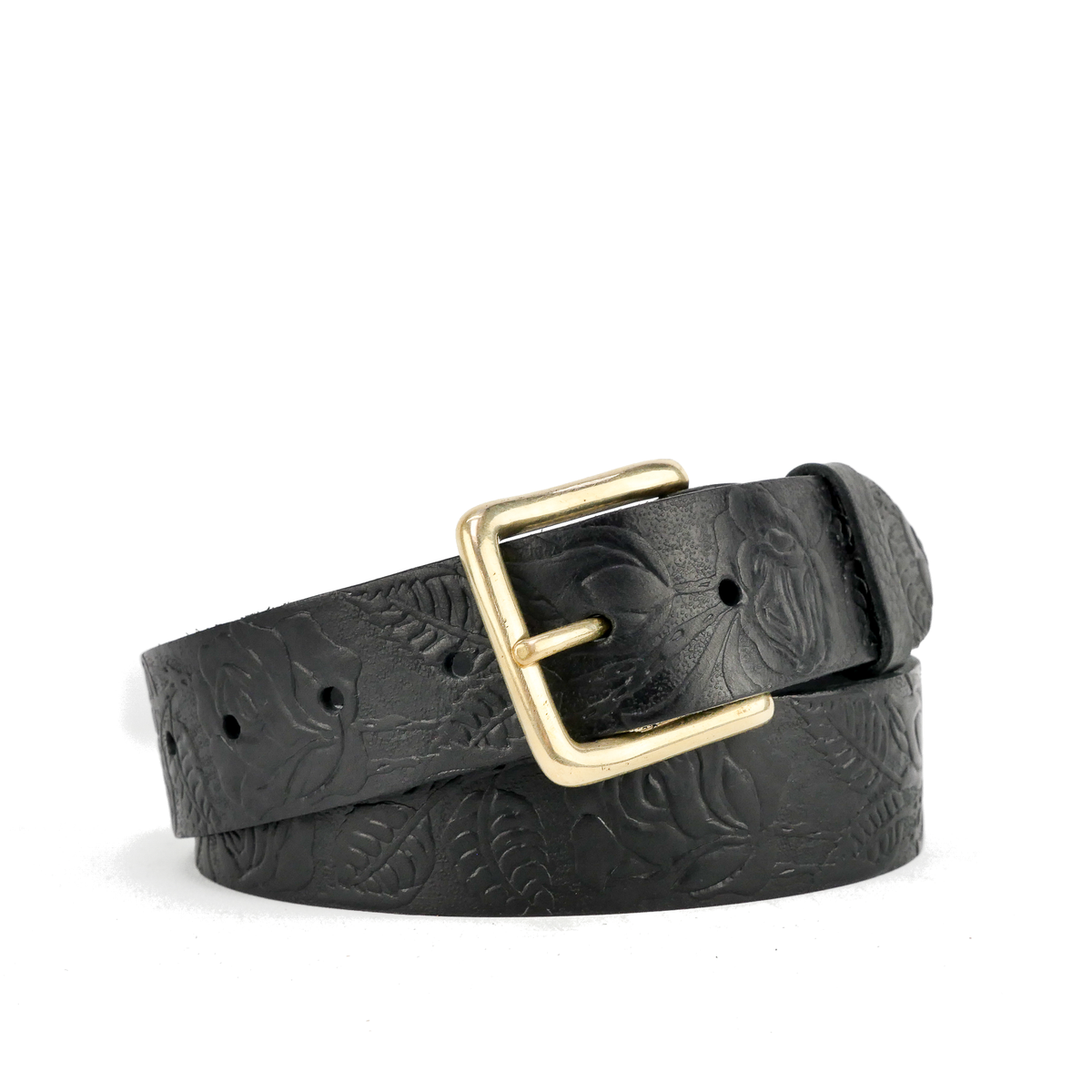 1 1/2" Tooled Black