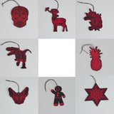 Leather Christmas Decorations