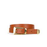 Kryten 1" Tan Leather Belt