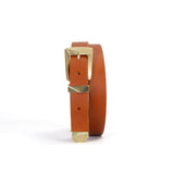 Kryten 1" Tan Leather Belt