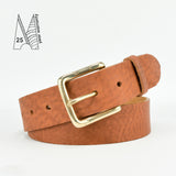 1 1/2" Classic Tan Leather Belt