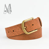 1 1/2" Classic Tan Leather Belt
