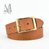 1 1/2" Classic Tan Leather Belt