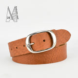 1 1/2" Classic Tan Leather Belt