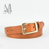 1" Classic Tan Leather Belt