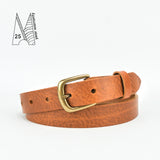 1" Classic Tan Leather Belt