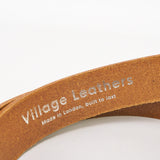 Buckle and Loop 1 1/8" Tan Leather Belt