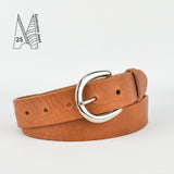 1 1/4" Classic Tan Leather Belt