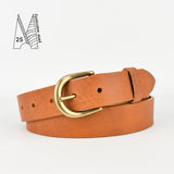1 1/4" Classic Tan Leather Belt