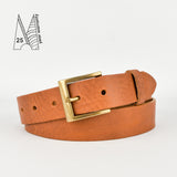 1 1/4" Classic Tan Leather Belt