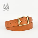 1 1/4" Classic Tan Leather Belt