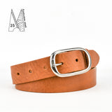 1 1/4" Classic Tan Leather Belt