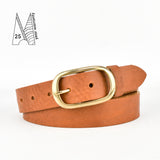 1 1/4" Classic Tan Leather Belt