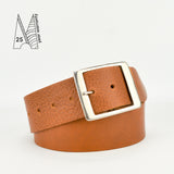 2" Classic Tan Leather Belt