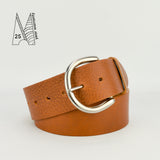 2" Classic Tan Leather Belt