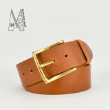 2" Classic Tan Leather Belt