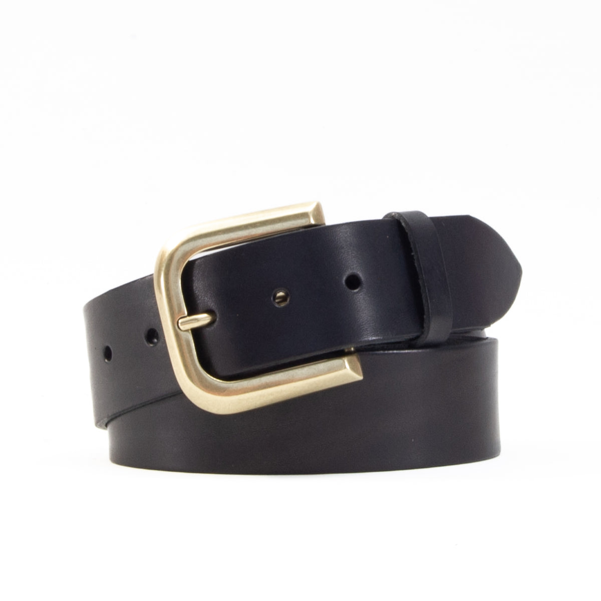 ? ?✨Black Leather Belt ✨? Black Leather Woven Belt | Turnbull & Asser – Turnbull  main image 2