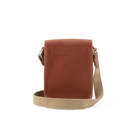 Bennet Tan Leather Messenger Bag