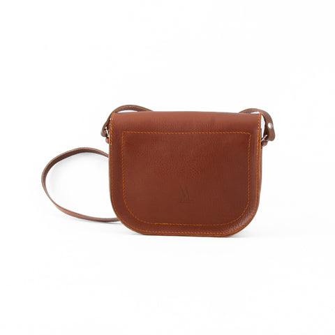 Darcy Tan Leather Shoulder Bag