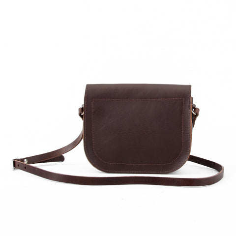 Darcy Brown Leather Shoulder Bag