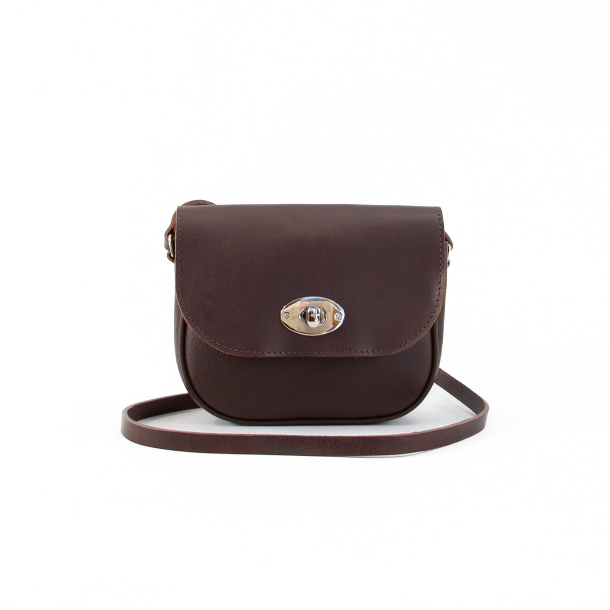 Darcy Brown Leather Shoulder Bag