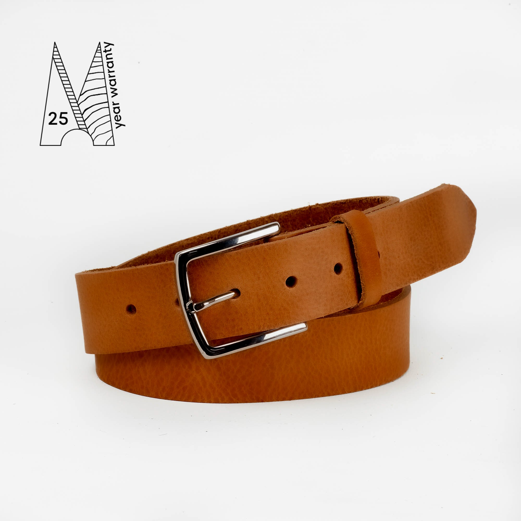 1 1/2" Classic Tan Leather Belt
