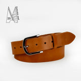 1 1/2" Classic Tan Leather Belt