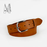 1 1/2" Classic Tan Leather Belt