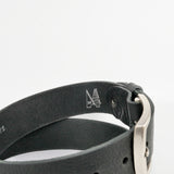 1 1/2" Classic Black Leather Belt