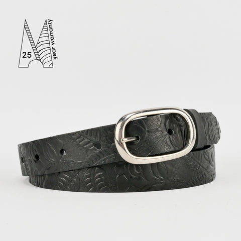 1" Tooled Black