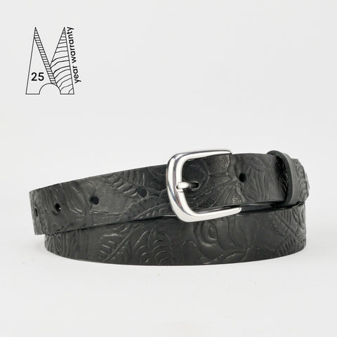 1" Tooled Black