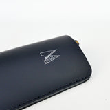Navy Leather Glasses Case - Chroma