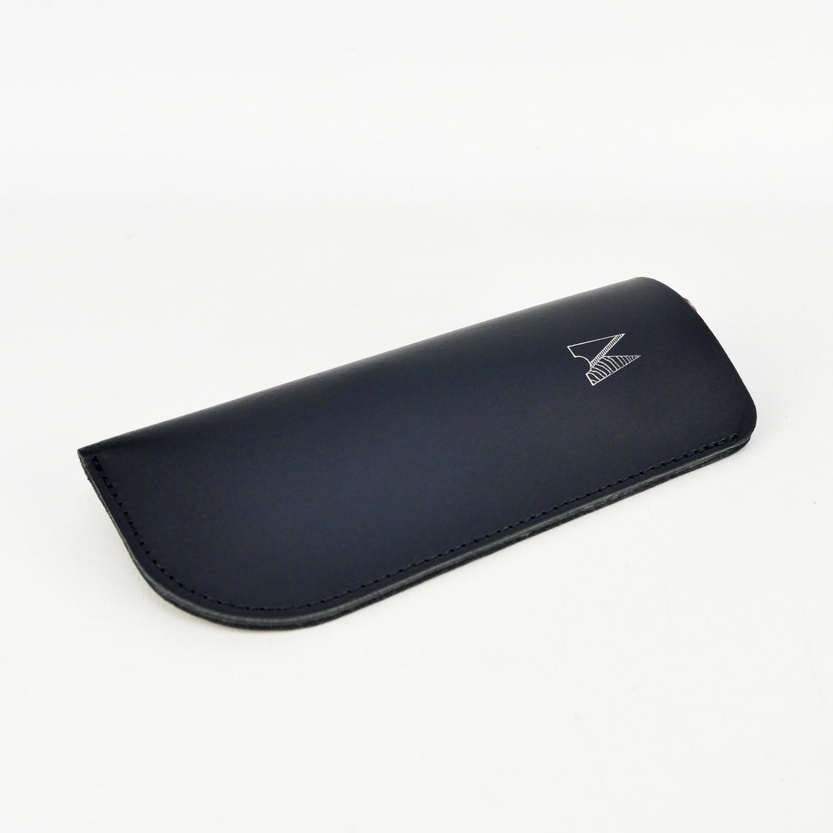 Navy Leather Glasses Case - Chroma