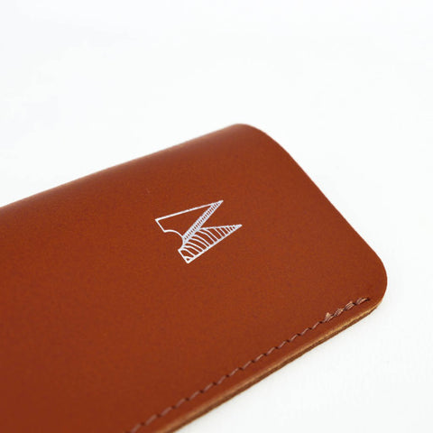 Tan Leather Glasses Case - Chroma
