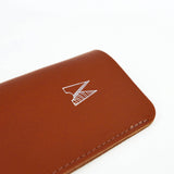Tan Leather Glasses Case - Chroma